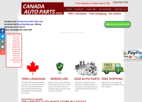 Canadaautopartsonline.com thumbnail
