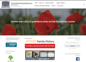 Canadianheadstones.com thumbnail