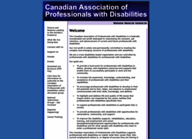 Canadianprofessionals.org thumbnail