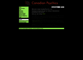 Canadianpsychics.com thumbnail
