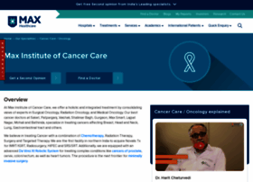 Cancerpedia.maxhealthcare.in thumbnail