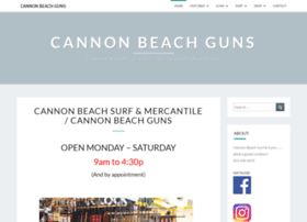 cannonbeachsurf.com at WI. Cannon Beach Guns – Cannon Beach, Oregon.  Surfboards and Guns