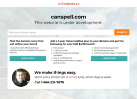 Canspell.com thumbnail
