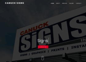 Canucksigns.ca thumbnail