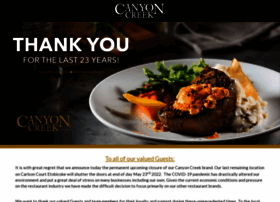 Canyoncreekrestaurant.ca thumbnail