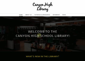 Canyonhighlibrary.com thumbnail