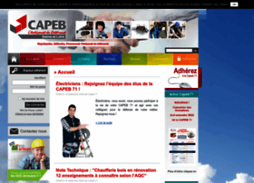 Capeb71.fr thumbnail
