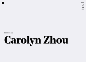Carolynzhou.com thumbnail