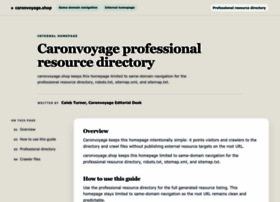 Caronvoyage.shop thumbnail