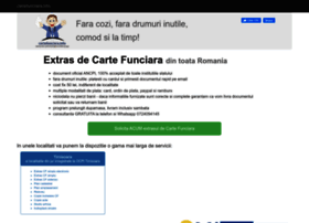 Cartefunciara Info At Wi Servicii Extras De Carte Funciara Cf Online