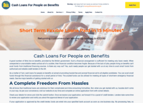Cashloansforpeopleonbenefits.co.uk thumbnail