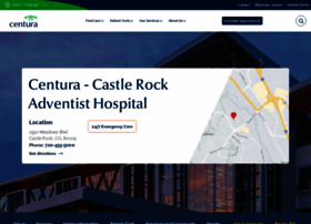Castlerockhospital.org thumbnail