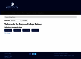 Catalog.grayson.edu thumbnail
