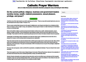 Catholicprayerwarriors.com thumbnail