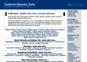 Catholicsaints.info thumbnail