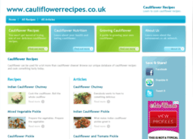 Cauliflowerrecipes.co.uk thumbnail