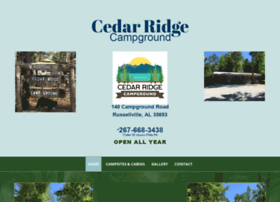 Cedarridgecampgroundal.com thumbnail