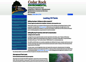 Cedarrockenvironmental.com thumbnail