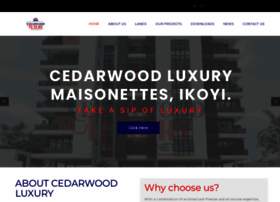Cedarwoodluxury.com thumbnail