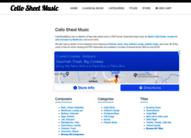 Cellosheetmusic.net thumbnail