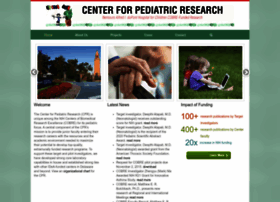 Centerforpediatricresearch.org thumbnail