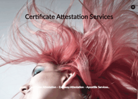 Certificateattestationservices.com thumbnail