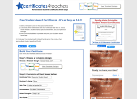 Certificates4teachers.com thumbnail