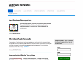 Certificatestemplate.com thumbnail