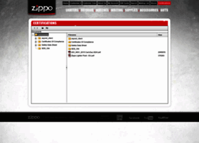 Certification.zippo.com thumbnail