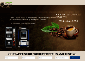 Certifiedcoffee.com thumbnail