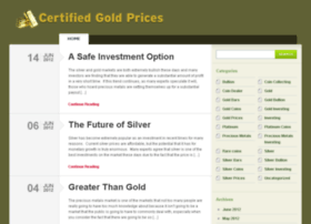 Certifiedgoldprices.com thumbnail