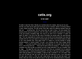 Cetis.org thumbnail