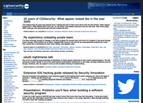 Cgisecurity.org thumbnail