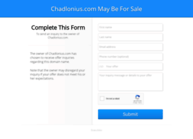 Chadlonius.com thumbnail