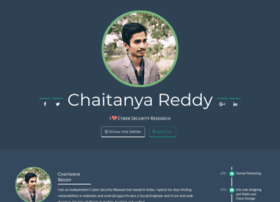 Chaitanyareddy.me thumbnail Chaitanyareddy.me thumbnail