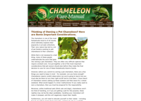 Chameleoncaremanual.com thumbnail