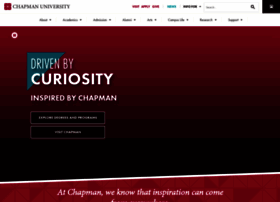 chapman.edu at WI. Chapman University | A Top Private University ...