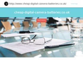 Cheap-digital-camera-batteries.co.uk thumbnail
