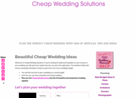 Cheap-wedding-solutions.com thumbnail