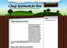 Cheapapartmentsforrent.info thumbnail