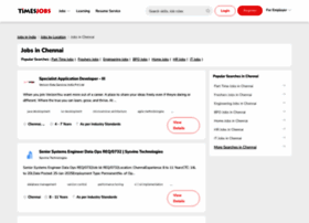 Chennai.timesjobs.com thumbnail