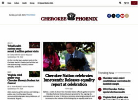 Cherokeephoenix.org thumbnail
