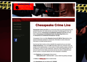 Chesapeakecrimeline.org thumbnail