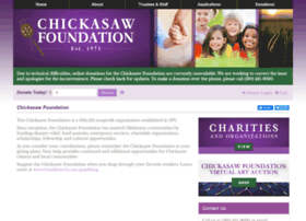 Chickasawfoundation.org thumbnail