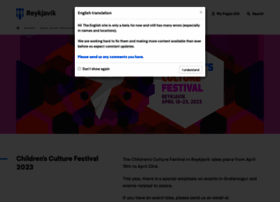 Childrensculturefestival.is thumbnail