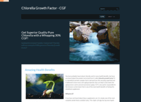 Chlorellagrowthfactor-cgf.com thumbnail