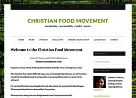 Christianfoodmovement.org thumbnail