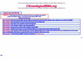 Chronologicalbible.org thumbnail