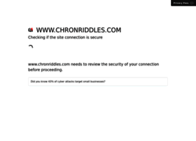 Chronriddles.com thumbnail