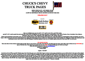 Chuckschevytruckpages.com thumbnail